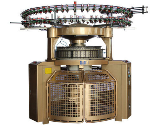 Strong Structure Industrial Circular Knitting Machines , Circular Textile Knitting Machine