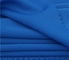 Blue Breathable Circular Knit Fabric , Moisture Absorption Honeycomb Mesh Fabric